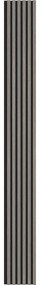 Mexen Lam-B, akustické stenové lamely 275 × 30 cm, HDF doska 4 mm, technická dyha, dub striebristý, S100-275307-3015-007