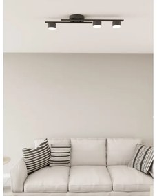 Stropné svietidlo FRAGMENT 3xGX53/12W/230V čierna