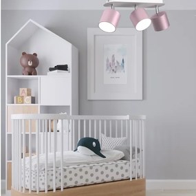 Bodové svietidlo DIXIE 3xGX53/11W/230V ružová