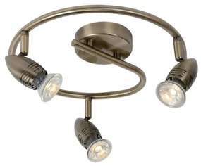 Lucide 13955/14/03 - LED bodové svietidlo CARO-LED 3xGU10/5W/230V bronz