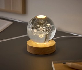 Krištáľová guľa LED Galaxy