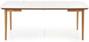 Rozkladací jedálenský stôl NARPES v dekore dub lefkas 90(190)x80x75 cm