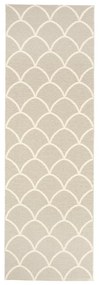 Krémový vnútorný a vonkajší behúň 70x225 cm Kotte Linen – Pappelina