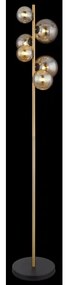 Globo 56135-6S - LED Stojacia lampa RIHA 6xG9/3W/230V mosadz
