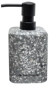 Sivý dávkovač mydla z polyresínu 270 ml Tom Tailor T-Terrazzo – Wenko