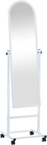 Stojace zrkadlo Evoir 317226 - 151x39x39 cm - Biela