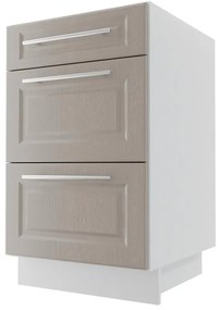 Kuchynská skrinka Emporium d3m/50 grey stone/kor.biela