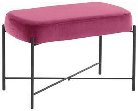 Ružová zamatová lavica Berry - Støraa