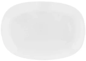Altom Servírovací tanier z opálového skla White harmony 30 x 22,5 cm