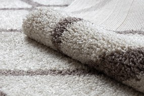 Behúň BERBER TROIK, krémový, strapce