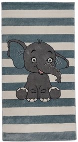 Detský koberec Kiddo A1087 blue, 120x170, modrá, detská izba, Vopi