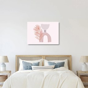 Sklenený obraz - Fialový minimalizmus N⁰1 (70x50 cm)