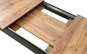 Jedálenský stôl NP Craft čierne nohy, rozkladací