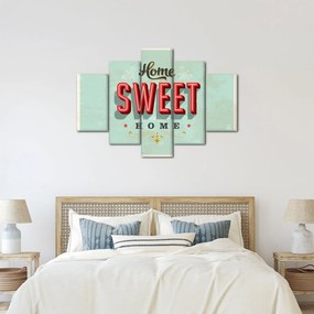 Obraz - Home sweet home (150x105 cm)