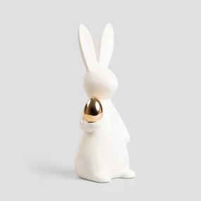 Veľkonočná dekorácia YAMI zajačik so zlatým vajíčkom 845159