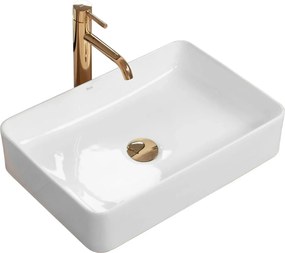 Rea Avia, umývadlo na dosku 510x345x110 mm, biela lesklá, REA-U0840
