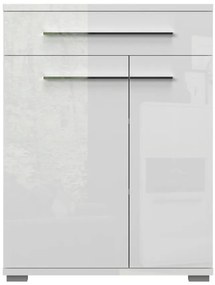 Komoda 2d1s Piano Cpl21 lakovaná Biely Lesk