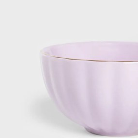 Šálka MINA s podšálkou, fialová 730610 200 ml