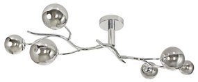 Brilagi - LED Prisadený luster MISTEL 6xG9/3W/230V lesklý chróm/dymová BG1774
