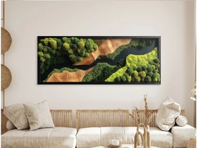 drevko |  Machový obraz Spočinutie (UV tlač)  35 x 90 cm