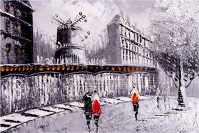 Obraz - Olejomaľba mesta II. (90x60 cm)