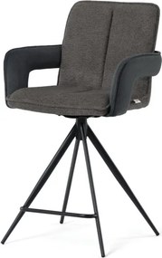 Barová stolička otočná 180° AUB-F1146 GREY2 sivá