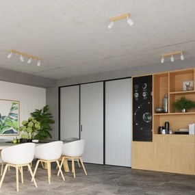 Sollux SL.1288 - Bodové svietidlo VERDO 3xGU10/10W/230V biela