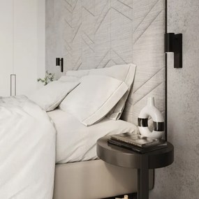 Sollux SL.1077 - Nástenné svietidlo UTTI 1xGU10/40W/230V čierna