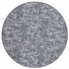 Koberec kruh SOLID sivý 90 BETON
