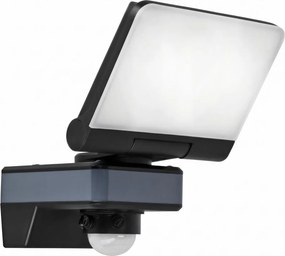 LED reflektor s pohybovým a súmrakovým senzorom LED/24W/230V 4200K IP54 čierna