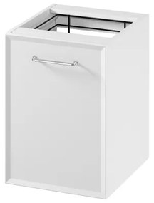 Cersanit S1022-011 - Závesná kúpeľňová skrinka s košom na bielizeň MILLE 40x45 cm biela