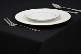 Dekorstudio Obrus na stôl - čierny Rozmer obrusu (šírka x dĺžka): 140x240cm
