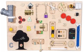 Interaktívna detská tabuľa - 75x50 cm - prírodná - typ 3