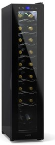 Klarstein Shiraz 18 Slim Uno, chladnička na víno, 18 fliaš, 5 - 18 °C, dotykové ovládanie