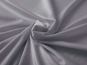 Biante Zamatový oválny obrus Velvet Prémium SVP-013 Sivý 120x200 cm
