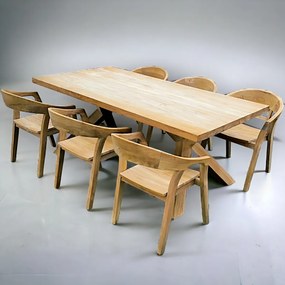 Stôl z nového TEAKU + ISABELLA set kresiel