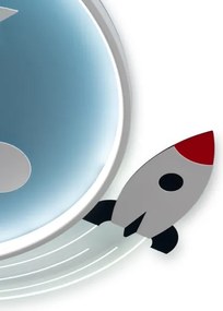 Brilagi -LED Detské stropné svietidlo STARSHIP LED/64W/230V 3000/4500/6000K modrá