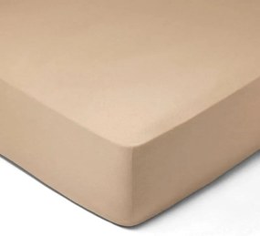 INTERMEDIC SK Posteľná plachta Jersey 007 - Béžová Veľkosť: 180x200 cm