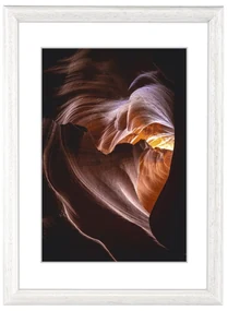 Hama rámeček dřevěný PHOENIX bílá, 20x30 cm