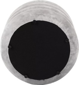 SI Calvi Velvet taburetka svetlo béžová