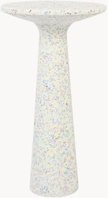 Okrúhly záhradný pomocný stolík vo vzhľade terrazzo Victoria