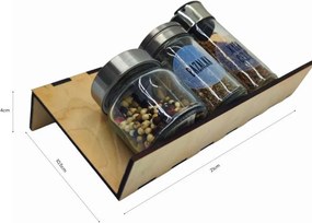 Orion Sada 16ks koreničiek PIMEN 80ml + 4ks organizér na koreničky VASKY (nízky) + sada 24ks štítkov