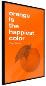 Artgeist Plagát - The Happiest Colour [Poster] Veľkosť: 40x60, Verzia: Čierny rám