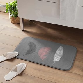 Sivá kúpeľňová predložka 45x75 cm Penelope – douceur d'intérieur