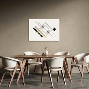Sklenený obraz - Geometrické tvary N⁰6 (70x50 cm)