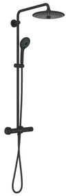 Sprchový systém GROHE Vitalio Joy System s termostatickou batériou phantom black 26403KF2, 1 ks