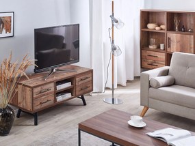 TV stolík svetlé drevo ATLANTA Beliani
