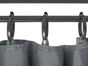 Záhradný altán s LED solárnym osvetlením BestBerg BBGG-20 / 350 x 274 cm / šedá
