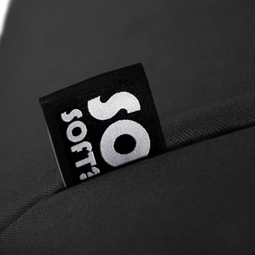 Sivý sedací vak Icy Sofa – So Soft?