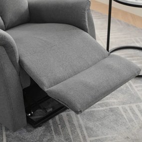 Polohovacie kreslo sivý, elektrické TV-929 GREY2